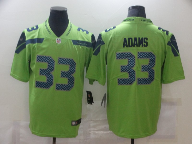 Men Seattle Seahawks #33 Adams Green Nike Limited Vapor Untouchable NFL Jerseys->women nfl jersey->Women Jersey